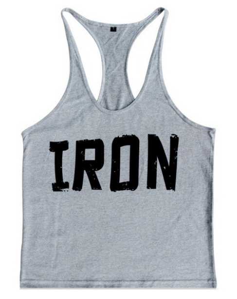 Men's Athletic Printed Gym Workout Bodybuilding Tank Tops M J Fitness