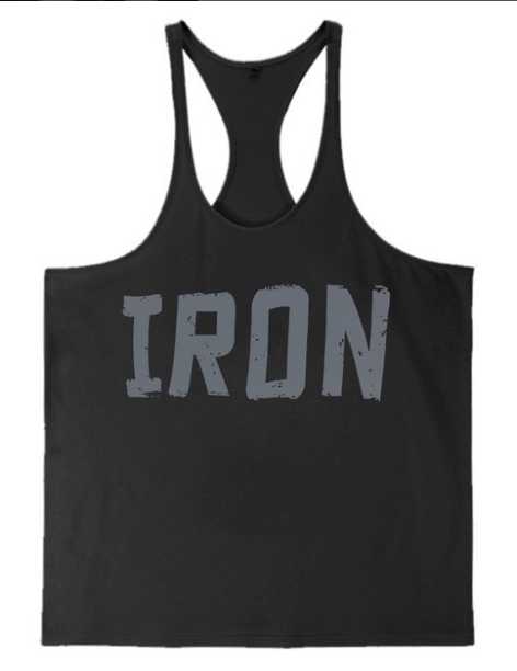 Men's Athletic Printed Gym Workout Bodybuilding Tank Tops M J Fitness