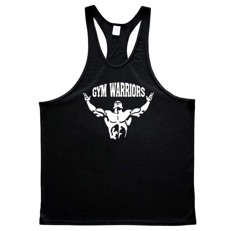Men's Tank Top Gym Stringer M J Fitness