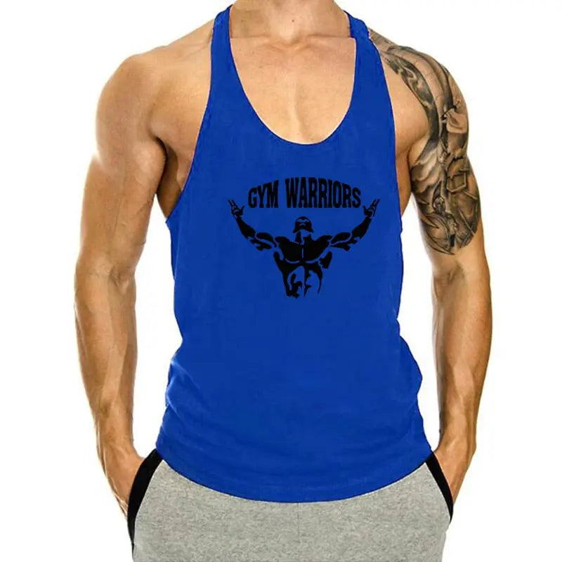 Men's Tank Top Gym Stringer M J Fitness
