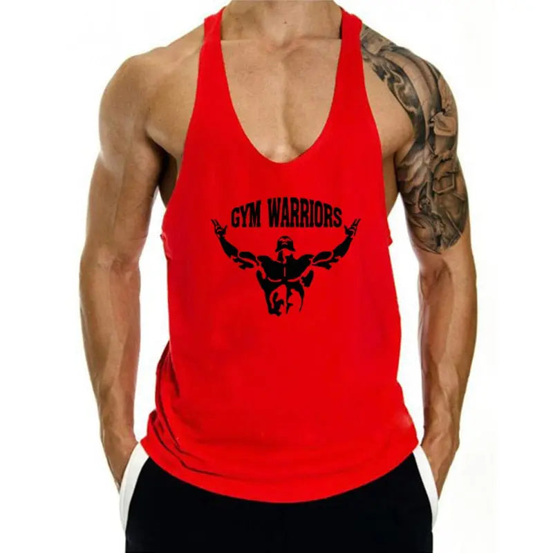 Men's Tank Top Gym Stringer M J Fitness