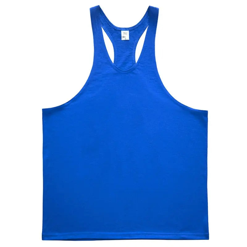 Men's Tank Top Gym Stringer M J Fitness