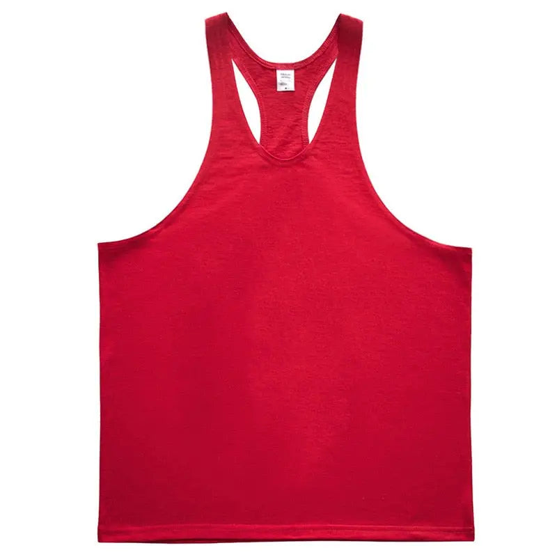 Men's Tank Top Gym Stringer M J Fitness