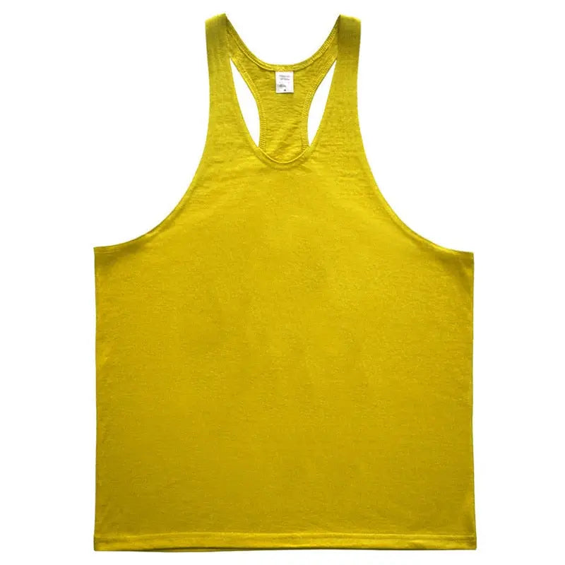 Men's Tank Top Gym Stringer M J Fitness
