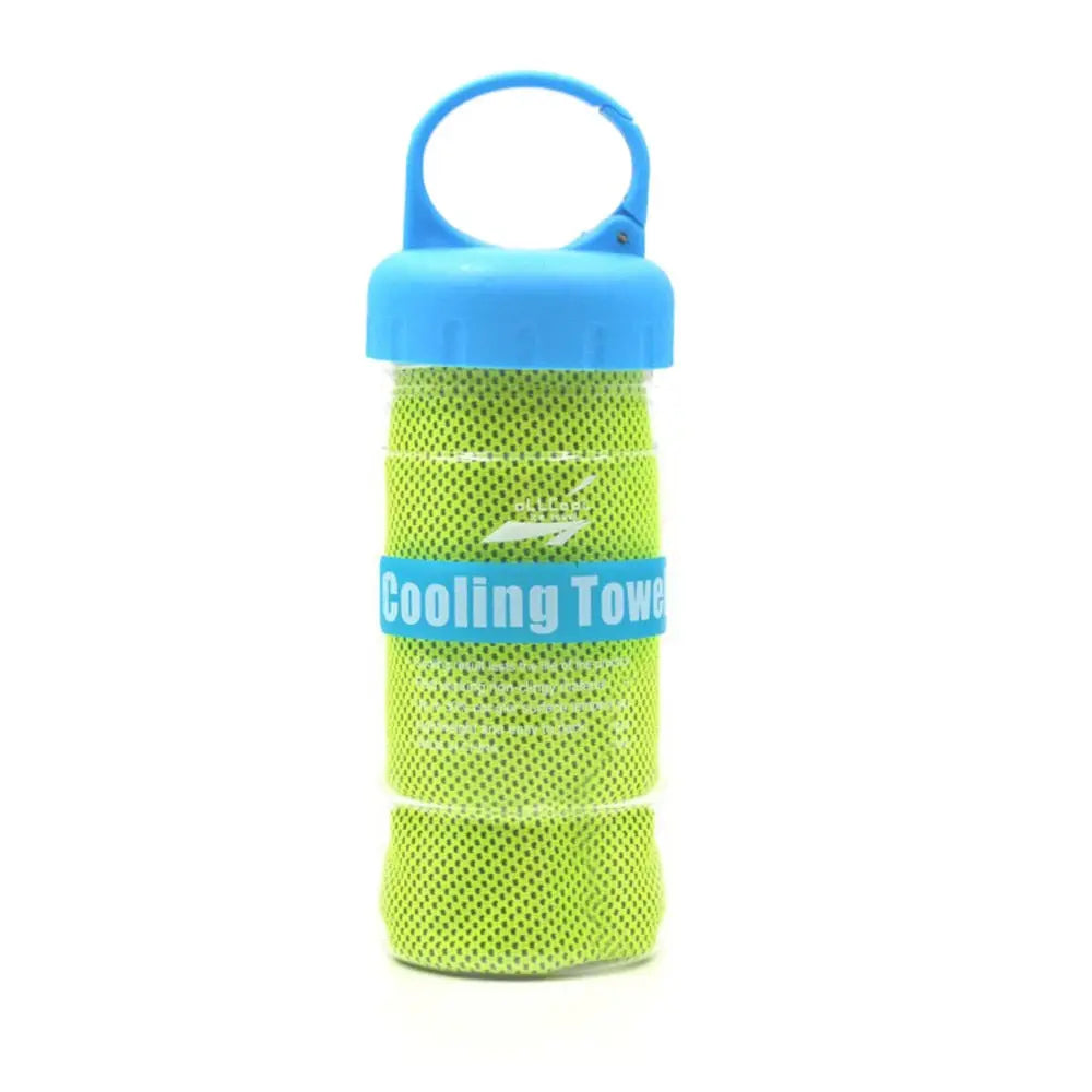 Microfiber Sport Towel Rapid Cooling Ice Face Towel Quick-Dry Beach Towels Summer Enduring Instant Chill Towels for Fitness Yoga M J Fitness
