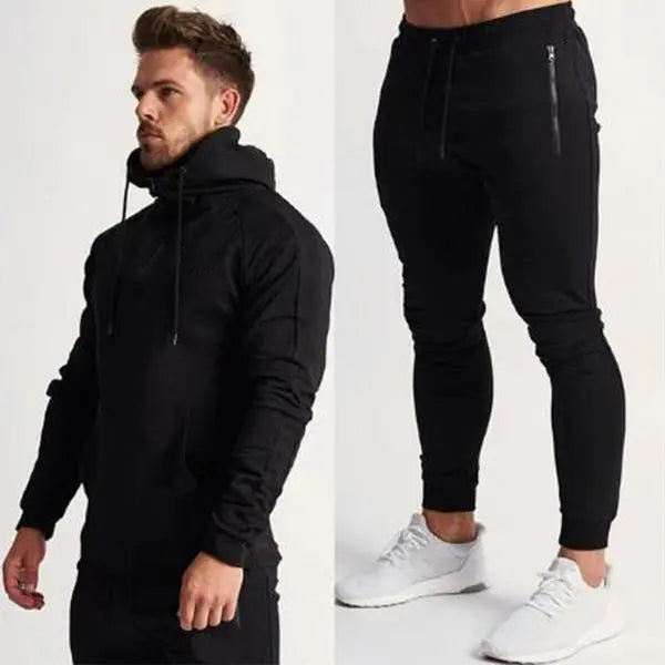 Muscle Fitness Brothers Leisure Sports Fitness Clothing Men's Suit M J Fitness
