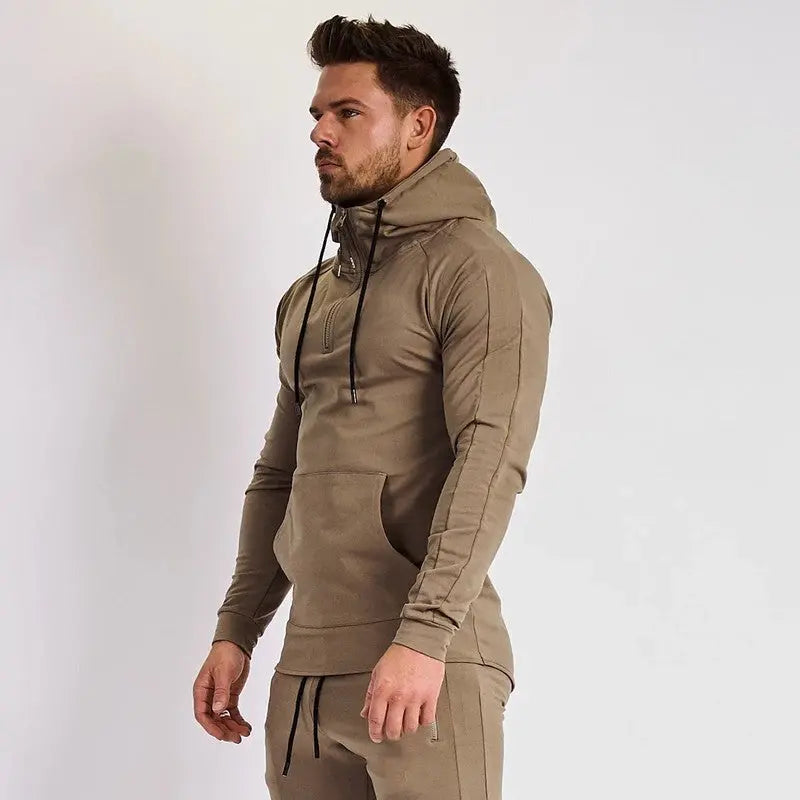Muscle Fitness Brothers Leisure Sports Fitness Clothing Men's Suit M J Fitness