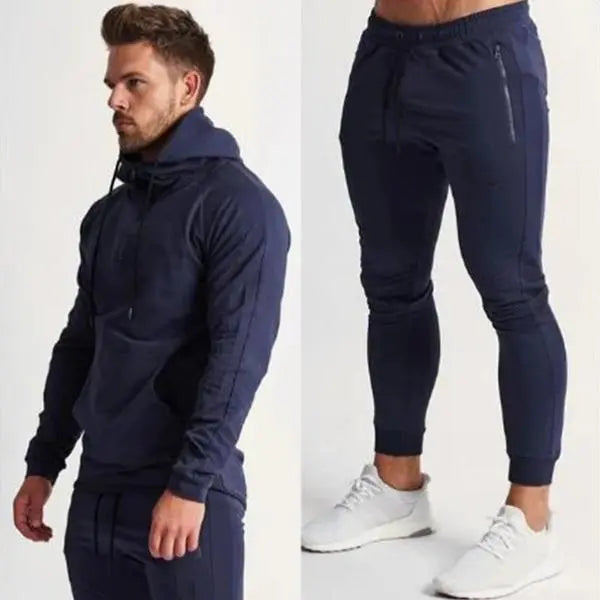 Muscle Fitness Brothers Leisure Sports Fitness Clothing Men's Suit M J Fitness