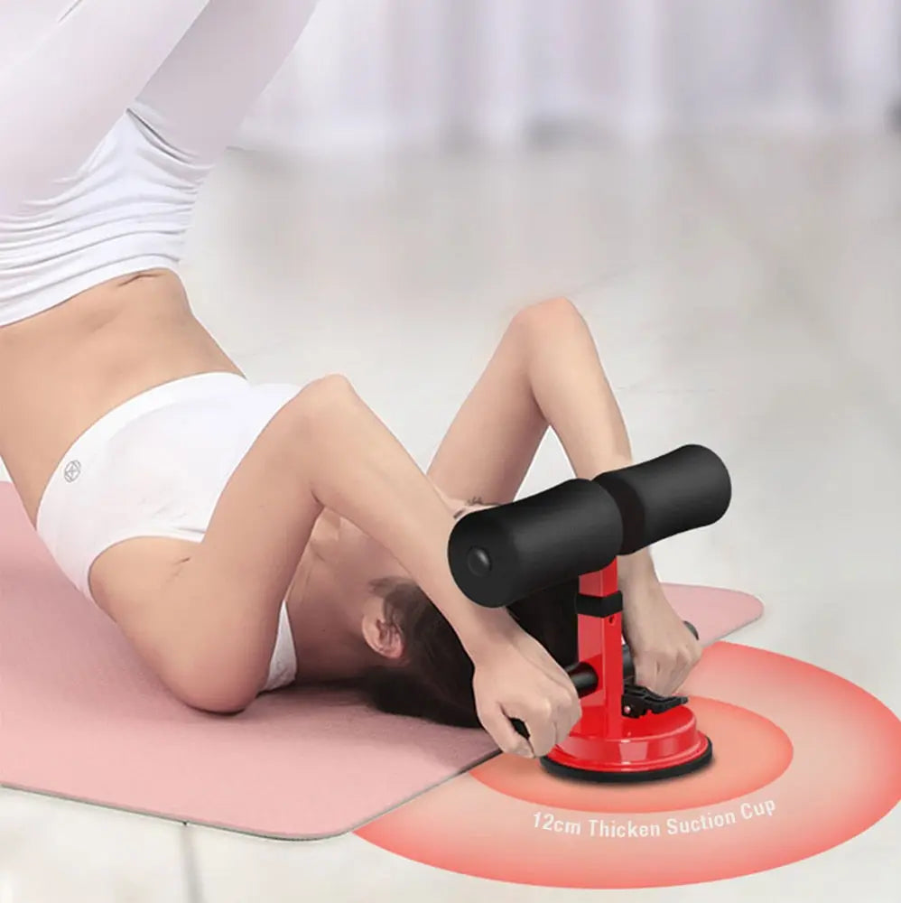 New Fitness Sit Up Bar Floor Assistant Exercise Stand Padded Ankle Support Sit-up Trainer Workout Equipment For Home Gym Gear M J Fitness