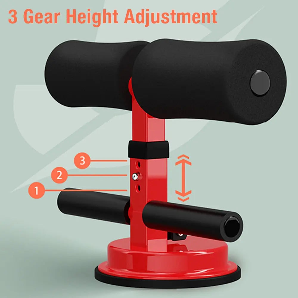 New Fitness Sit Up Bar Floor Assistant Exercise Stand Padded Ankle Support Sit-up Trainer Workout Equipment For Home Gym Gear M J Fitness