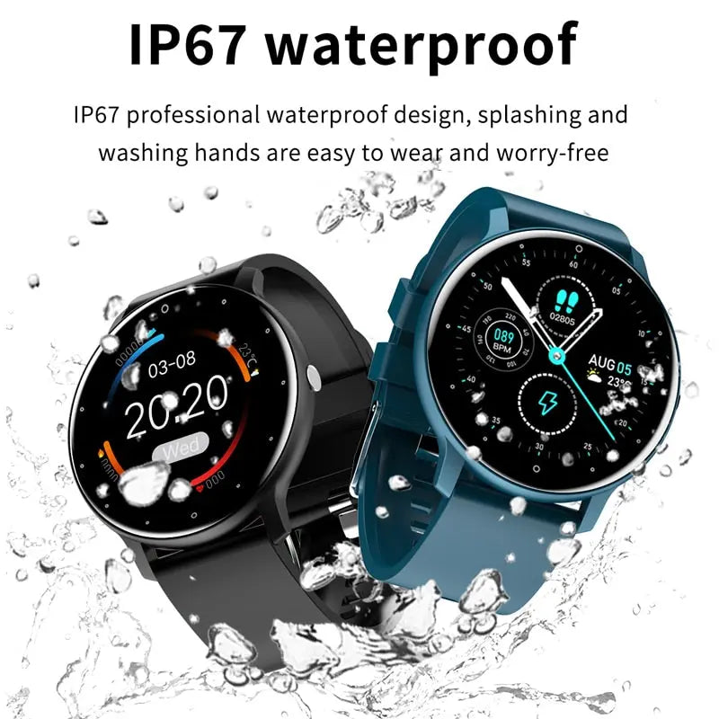 New Smart Watch Men Full Touch Screen Sport Fitness Watch M J Fitness