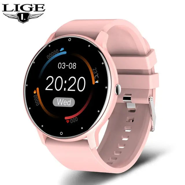 New Smart Watch Men Full Touch Screen Sport Fitness Watch M J Fitness