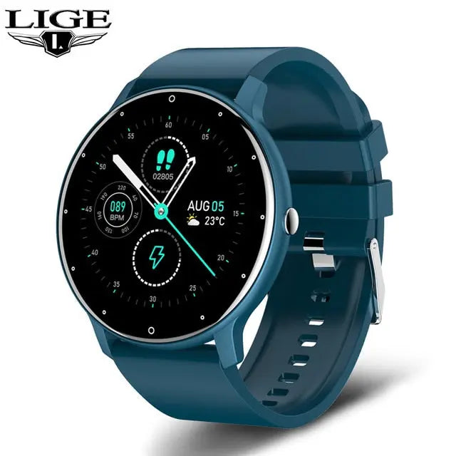 New Smart Watch Men Full Touch Screen Sport Fitness Watch M J Fitness