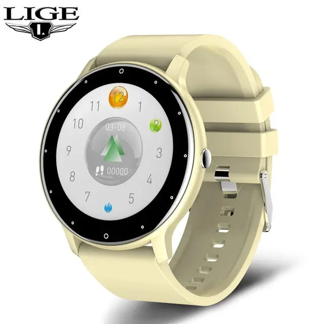 New Smart Watch Men Full Touch Screen Sport Fitness Watch M J Fitness
