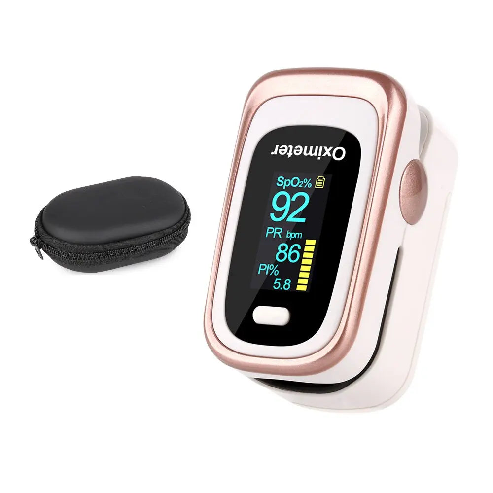 RZ Portable Finger Oximeter Fingertip PulseOximeter Medical Equipment With OLED Display Heart Rate Spo2 PR Pulse Oximeter M J Fitness