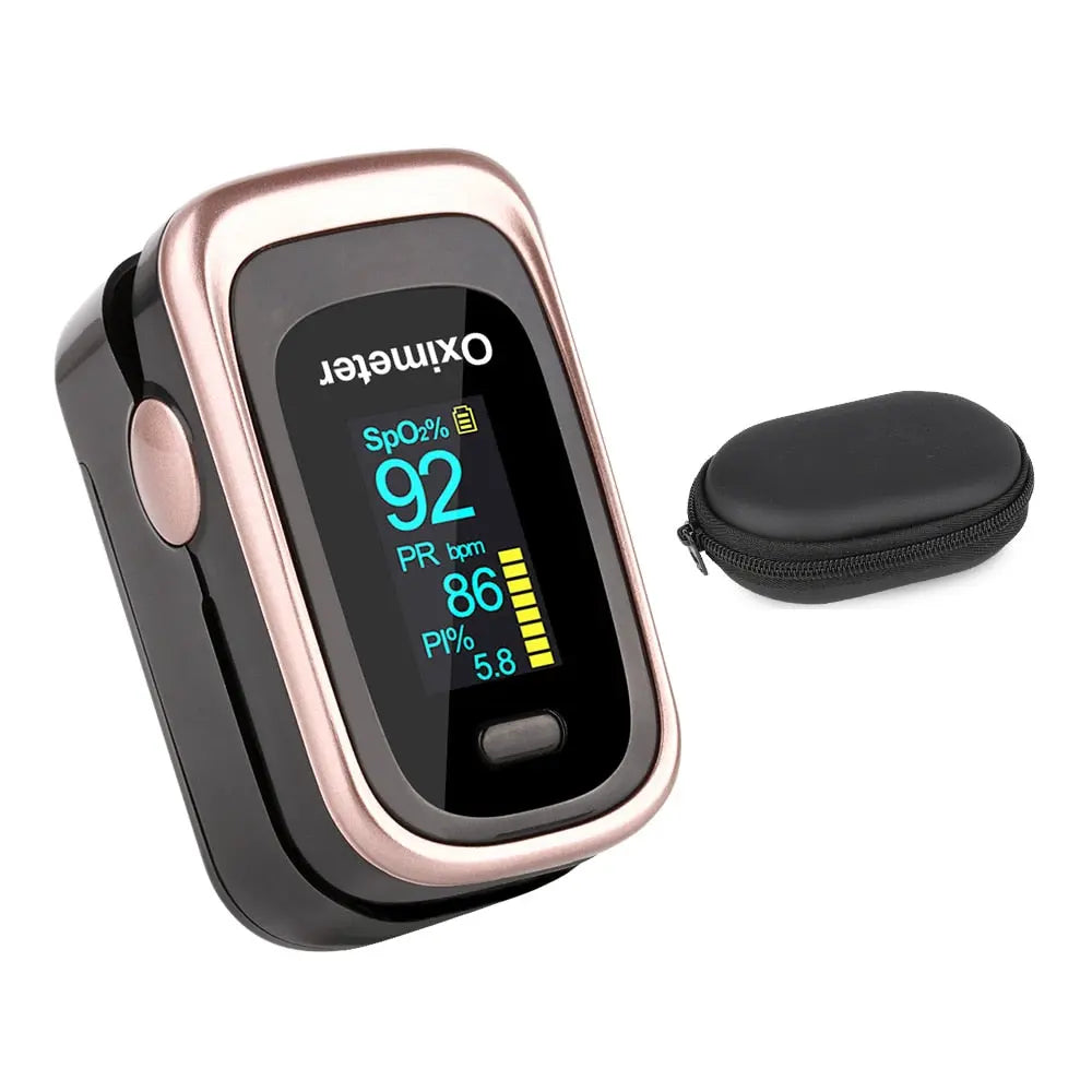 RZ Portable Finger Oximeter Fingertip PulseOximeter Medical Equipment With OLED Display Heart Rate Spo2 PR Pulse Oximeter M J Fitness