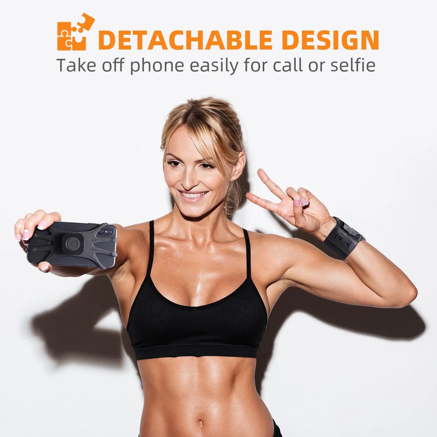 Removable Rotating Sports Phone Wristband Running Wrist Bag Generation Driving Takeaway Navigation Arm Bag Fitness Cycling Trave M J Fitness