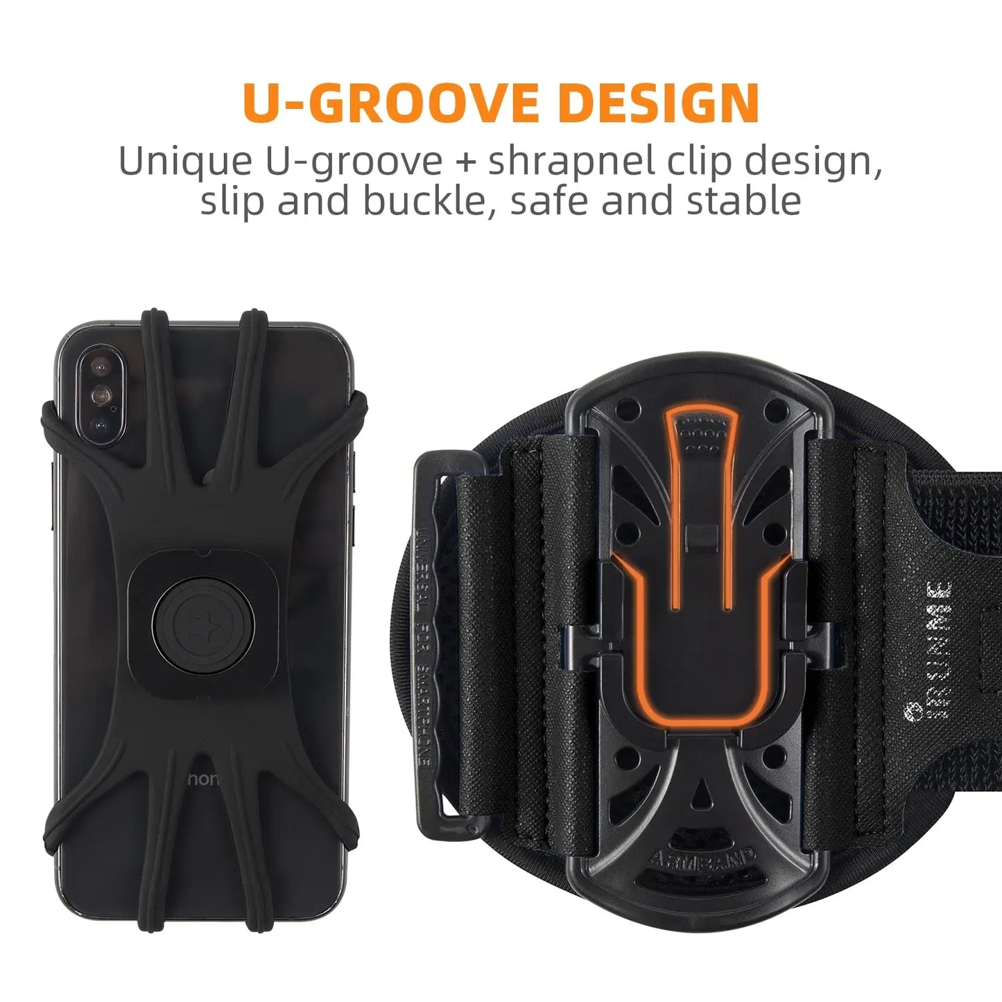 Removable Rotating Sports Phone Wristband Running Wrist Bag Generation Driving Takeaway Navigation Arm Bag Fitness Cycling Trave M J Fitness