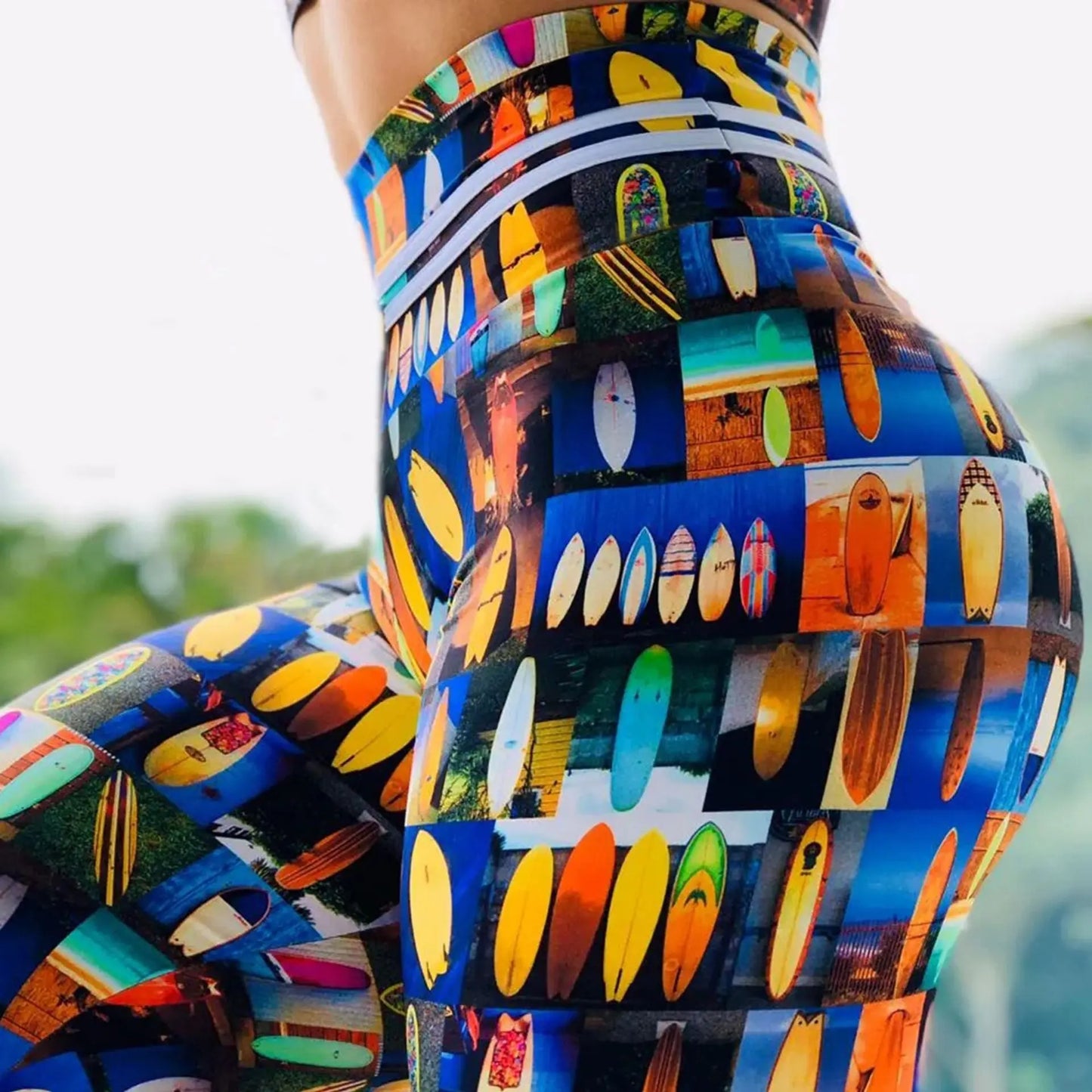 S-3XL New arrival Women Leggings Workout Sport Legging Digital Print Stretch Fitness Running Pants High Waist Push Up Leggins M J Fitness