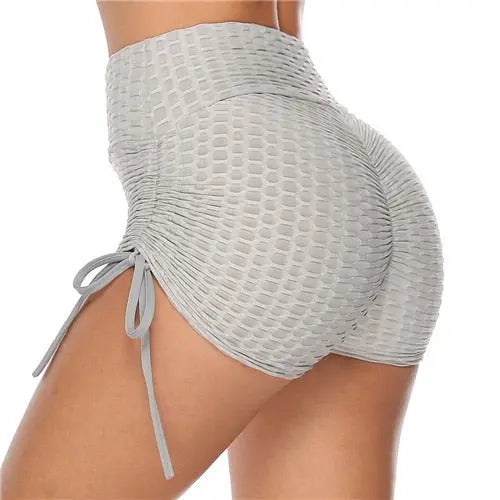 Sexy Women's Sports High Waist Shorts Athletic Gym Workout Fitness Yoga Leggings Briefs Athletic Breathable M J Fitness