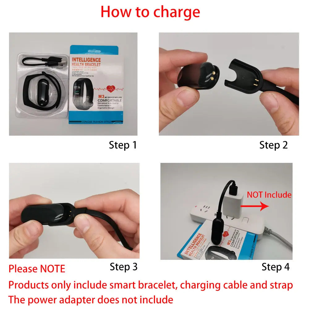 Smart Bracelet Fitness Tracker M J Fitness