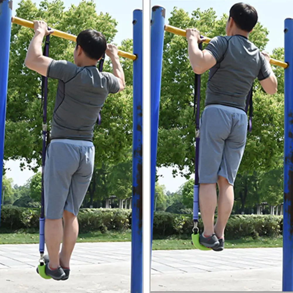 Sport Fitness door Resistance Band Pull up Bar Slings Straps horizontal bar Hanging Belt Chin Up Bar Arm Muscle Training M J Fitness
