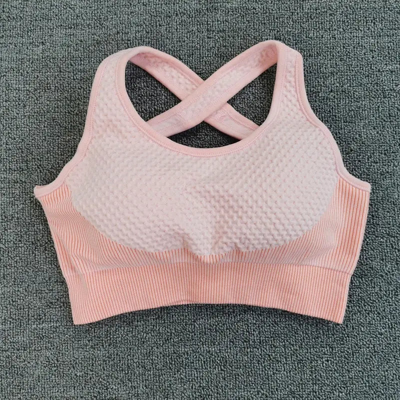 Sport Seamless Workout Set Women Rib 3 2 Piece Long Sleeve Zipper Crop Top Shirt Legging Pants Fitness Set Clothes Yoga Gym Set M J Fitness
