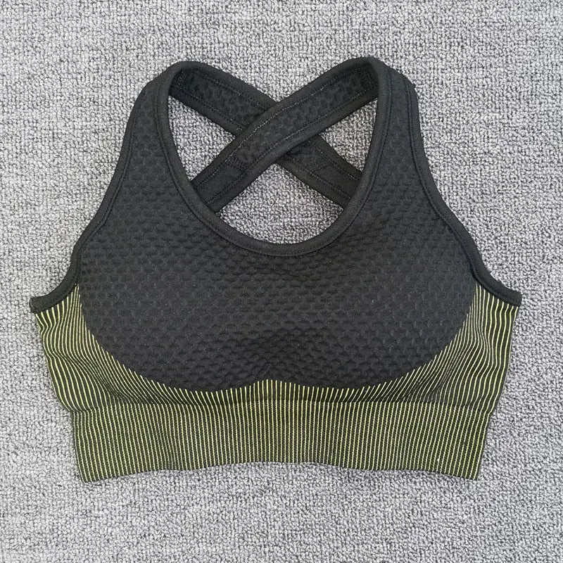 Sport Seamless Workout Set Women Rib 3 2 Piece Long Sleeve Zipper Crop Top Shirt Legging Pants Fitness Set Clothes Yoga Gym Set M J Fitness