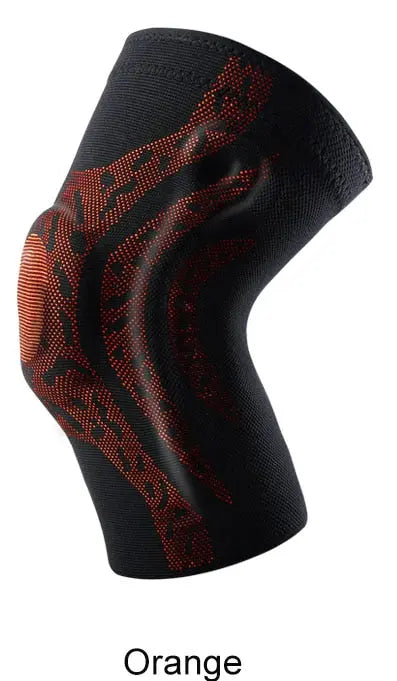 Veidoorn 1PCS Compression Knee Support Sleeve Protector Elastic Kneepad Brace Springs gym Sports basketball Volleyball Running M J Fitness