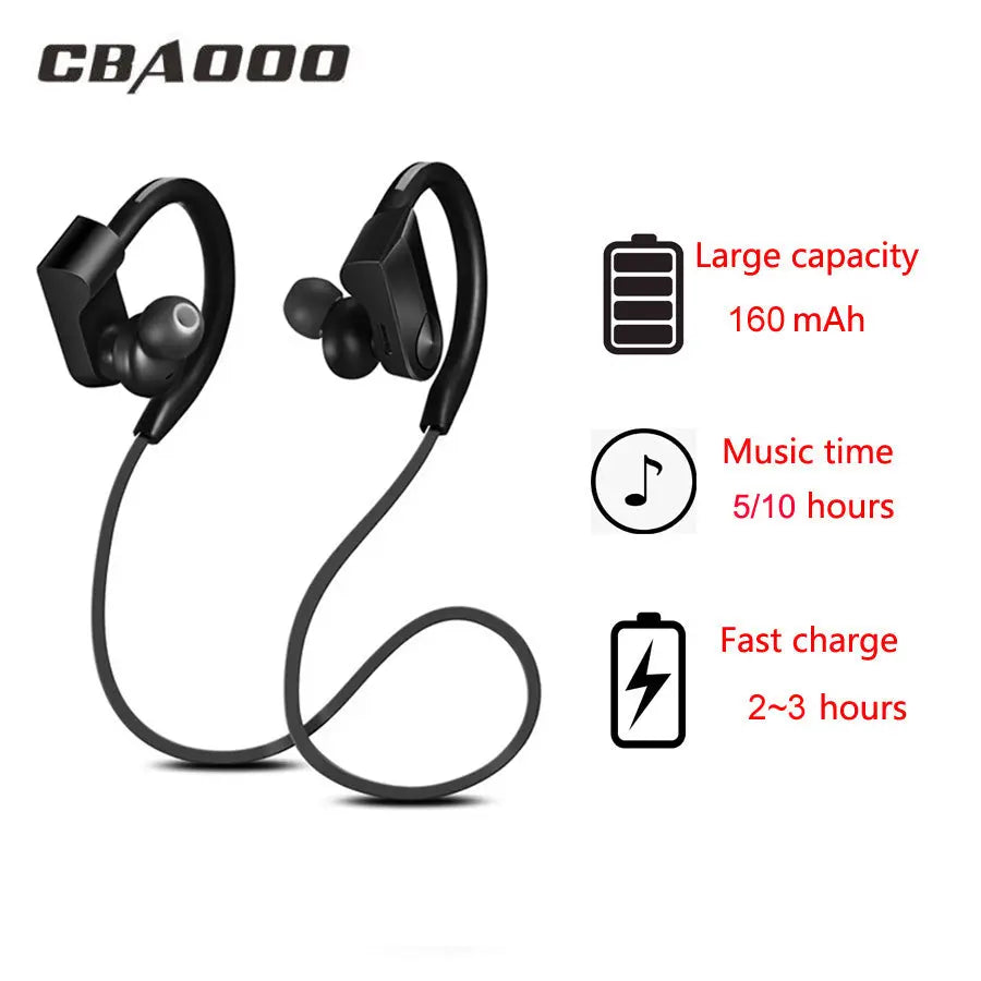 Waterproof Bluetooth Earphones M J Fitness
