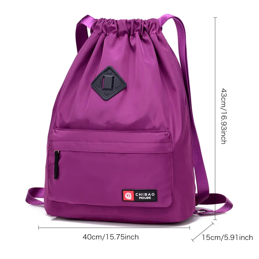 Waterproof Drawstring Gym Bags M J Fitness