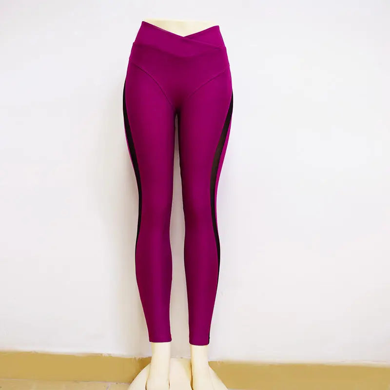 Women Fitness Spandex Leggings M J Fitness