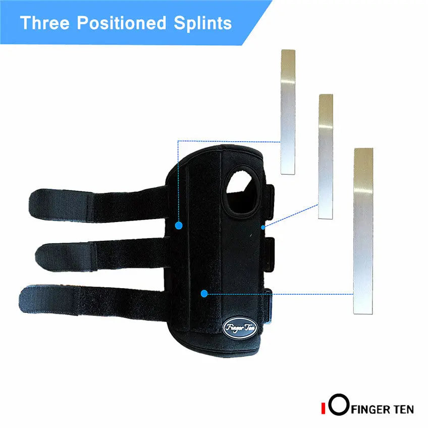 Wrist Support Brace Gym Gloves Straps Pad Bandage Belt Left or Right Hand Breathable Durable Splint Arm Protector Adjustable M J Fitness