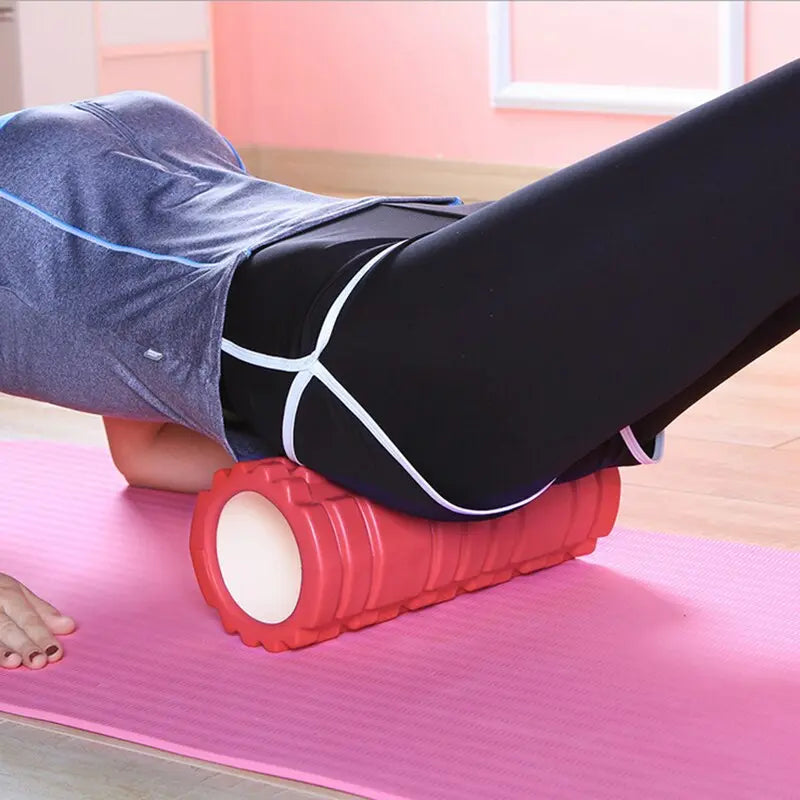 Yoga Column Fitness Pilates Yoga Foam blocks Train Gym muscle relax Massage Roller Grid Trigger Point Therapy Physio Exercise M J Fitness