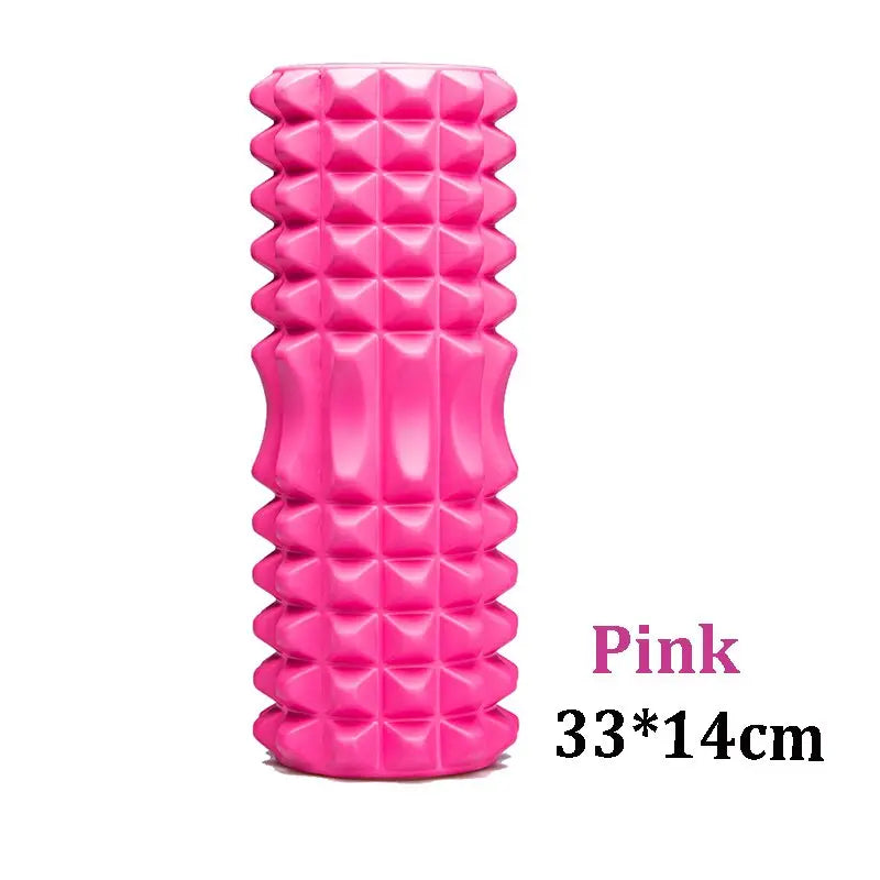 Yoga Column Fitness Pilates Yoga Foam blocks Train Gym muscle relax Massage Roller Grid Trigger Point Therapy Physio Exercise M J Fitness