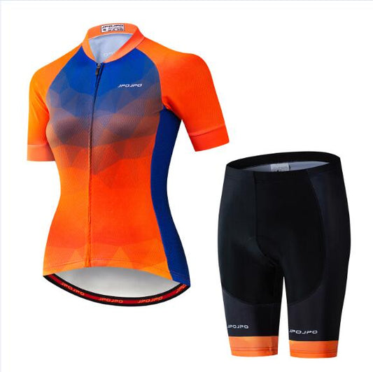Short sleeve cycling suit M J Fitness