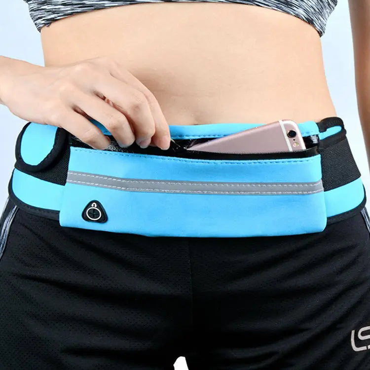 Fitness Waist Bag With Pocket Slim Running Jogging Belt Fanny Pack Bag For Hiking Cycling Workout Sports Gym M J Fitness