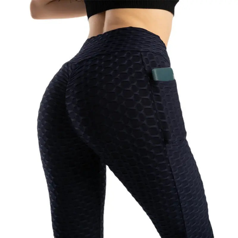 Fitness Yoga Pants Women Leggings With Pocket Running Sports M J Fitness