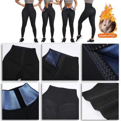 Sauna Long Pants Fitness Exercise Hot Thermo Sweat Leggings Training Slimming Pant M J Fitness