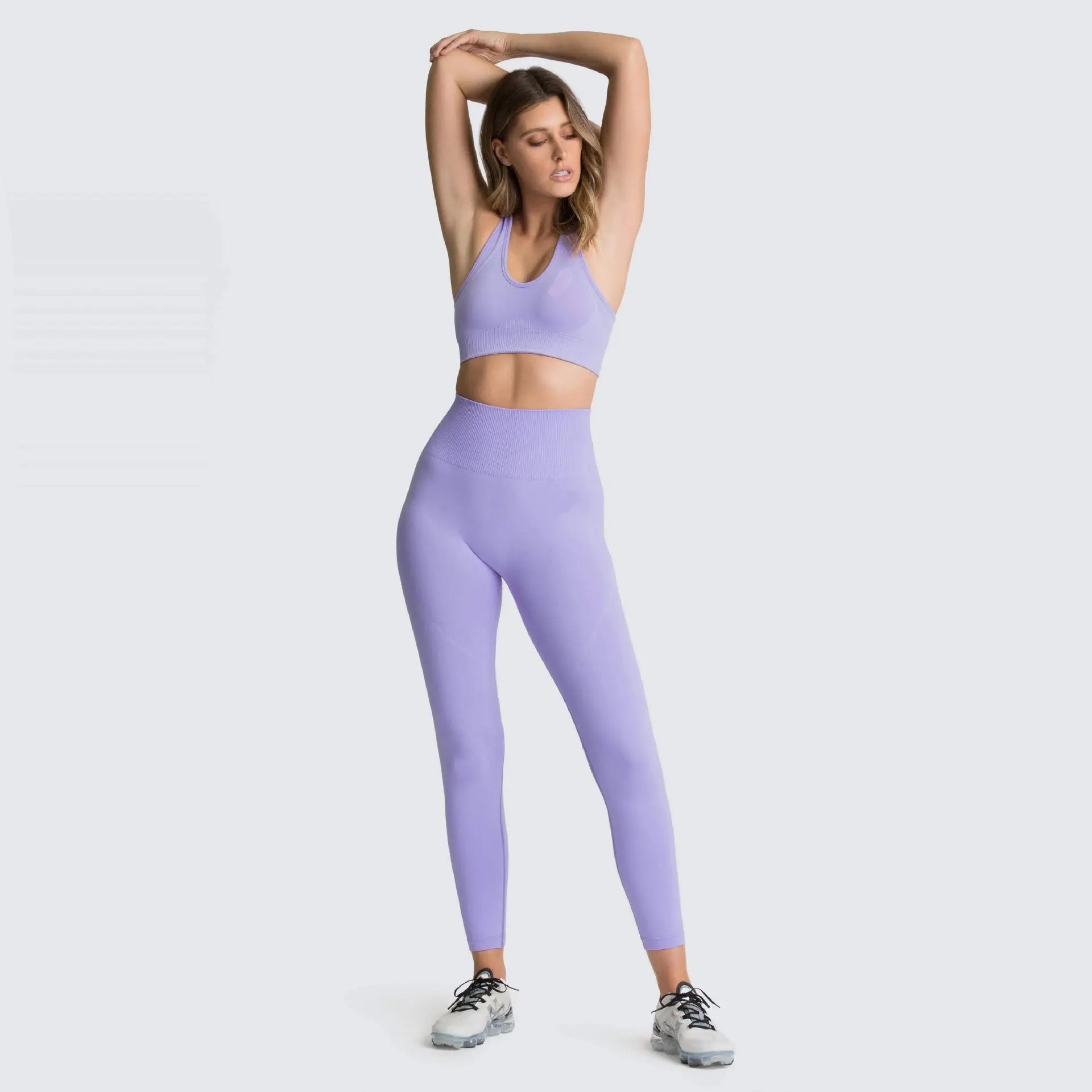 Seamless Gym Set Nylon Woman Sportswear M J Fitness