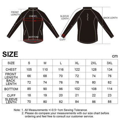 Winter warm men's sports cycling clothes M J Fitness