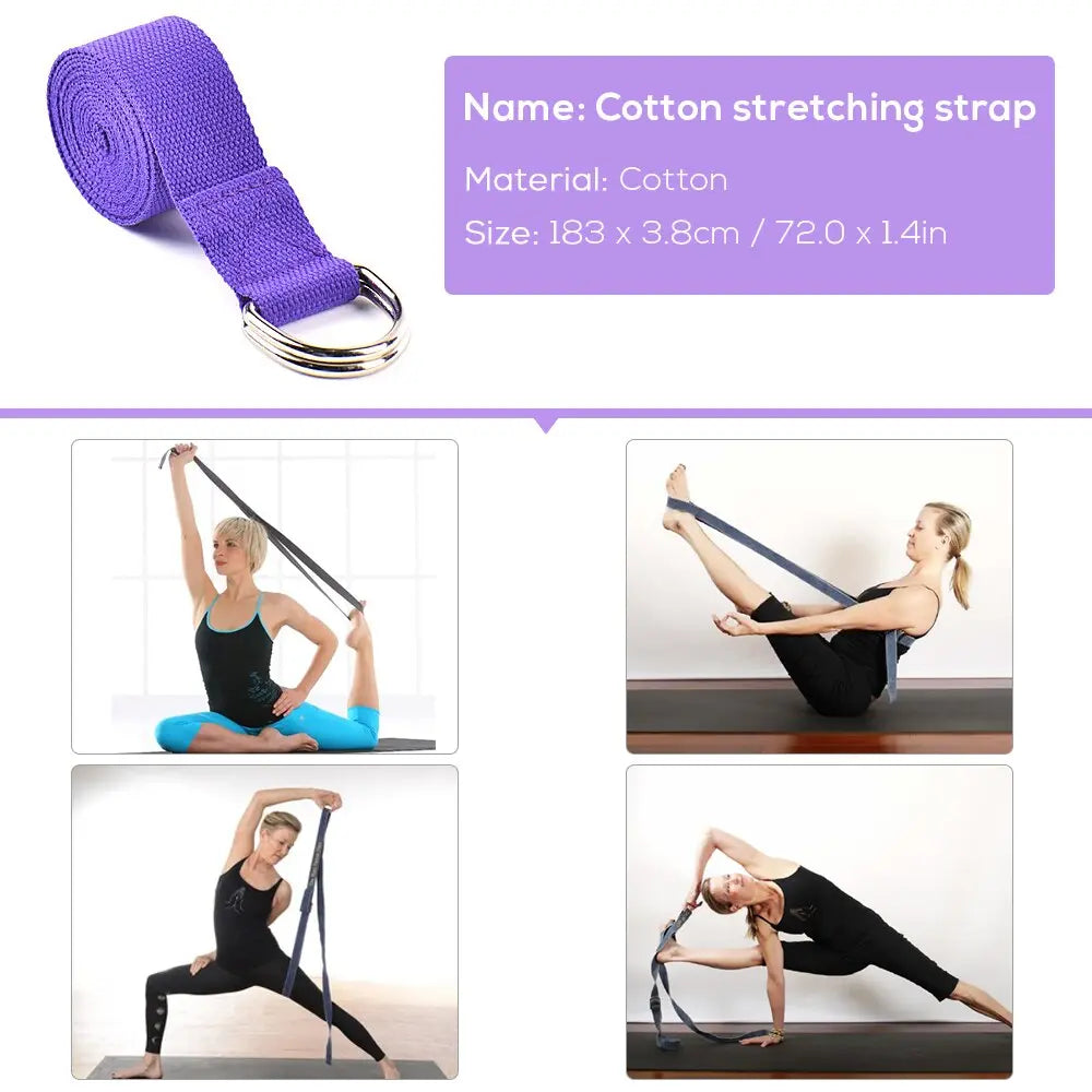 5pcs Yoga Accessories Set Yoga Ball Yoga Blocks Stretching Strap Resistance Loop Band Exercise Band Home Gym Fitness Equipment M J Fitness