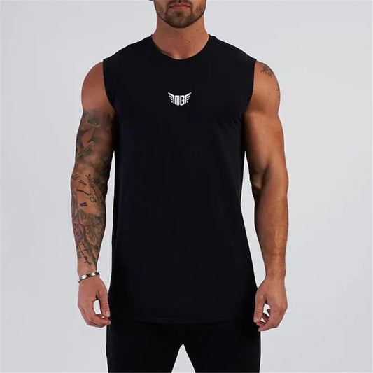 Compression Gym Tank Top for Men M J Fitness