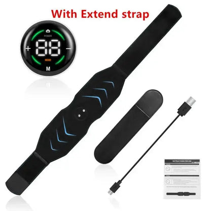 EMS Electric Abdominal Body Slimming Belt Waist Band Smart Abdomen Muscle Stimulator Abs Trainer Fitness Lose Weight Fat Burn M J Fitness