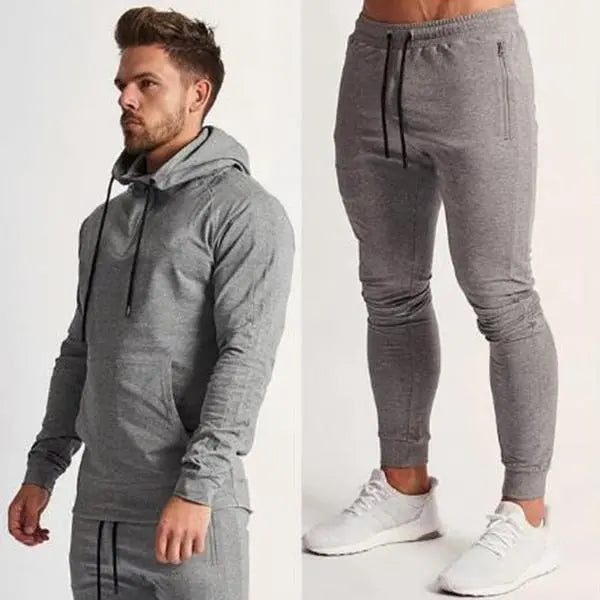 Muscle Fitness Brothers Leisure Sports Fitness Clothing Men's Suit M J Fitness