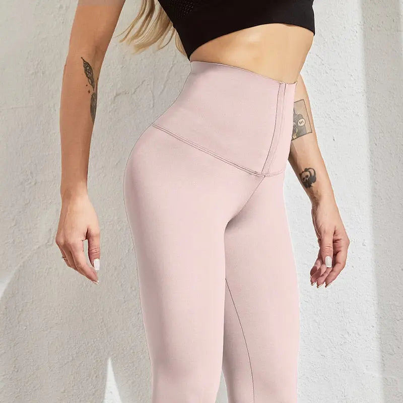 SALSPOR Women High Waist Warm Legging Ladies Sexy Push Up Leggings For Fitness Sports Leggins Corset Slim Sportswear Femme Pants M J Fitness