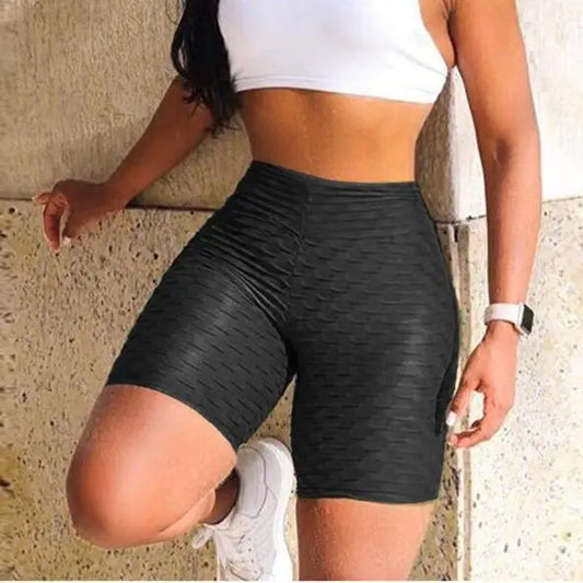 Textured Push Up Fitness Shorts M J Fitness