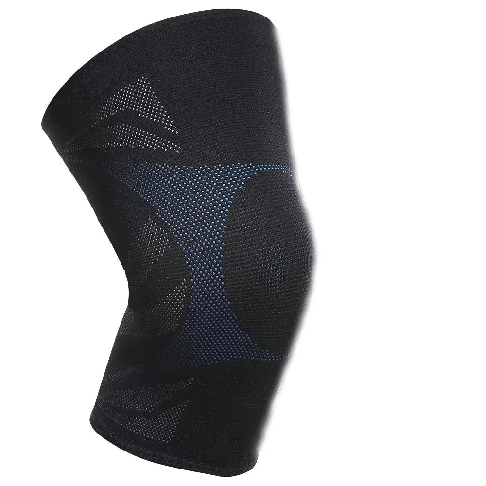 Veidoorn 1PCS Compression Knee Support Sleeve Protector Elastic Kneepad Brace Springs gym Sports basketball Volleyball Running M J Fitness